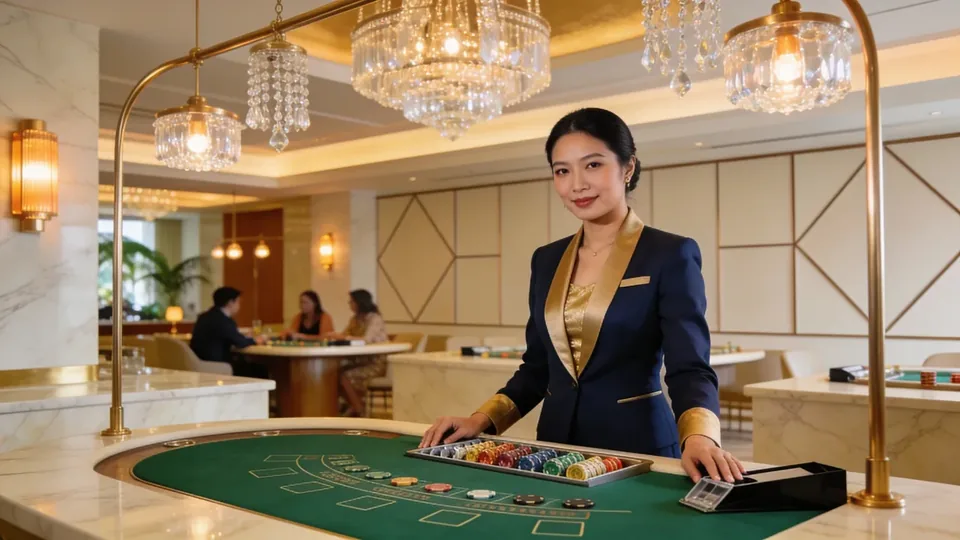 Baccarat and Dragon Tiger Tables